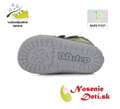 Barefoot dětské zimní boty DD Step Khaki Šedá Dino 070-327A