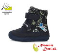 Dětské chlapecké zimní boty D.D.Step Tmavě modré Vesmír 071-346