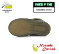 Dětské chlapecké zimní boty DD Step Khaki Dino 078-328A