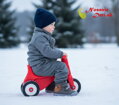 Chlapčenské zimné topánky barefoot alternatíva D.D. Step Khaki Dino 066-52525B