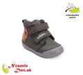 Chlapčenské zimné topánky barefoot alternatíva D.D. Step Khaki Dino 066-52525B
