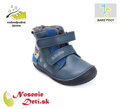 Barefoot zimné vyššie členkové topánky D.D. Step Royal Blue Wolf 070-52893
