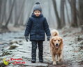 Detské unisex zimné členkové topánky D.D. Step Black 082-52674