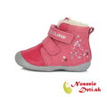 Dievčenské zimné topánky DD Step Ružové Vločky 015-435B