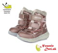 Dívčí zimní membránové nepromokavé boty DD Step Bronze Růžová F651-454C