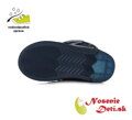 Dívčí kožené zimní boty kozačky DD Step Tmavě modré 068-345