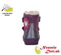 DD Step detské dievčenské zimné topánky čižmy Violet Kvietok 071-364B