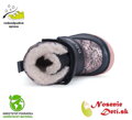 Dievčenské zimné vyššie topánky čižmy D.D. Step Metallic Pink 071-42895