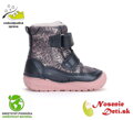 Dievčenské zimné vyššie topánky čižmy D.D. Step Metallic Pink 071-42895