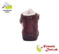 Dievčenské zimné kožené topánky D.D. Step Raspberry Mačiatko 082-42774A