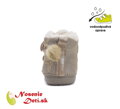Dievčenské zimné topánky alternatíva barefoot D.D. Step Mocha Bambi 066-52733