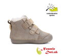 Dievčenské zimné topánky alternatíva barefoot D.D. Step Mocha Bambi 066-52733