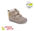 Dievčenské zimné topánky alternatíva barefoot D.D. Step Mocha Bambi 066-52733