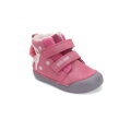 Dievčenské zimné topánky alternatíva barefoot D.D. Step Dark Pink Bambi 066-52733B