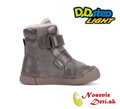 Dievčenské zimné svietiace blikajúce topánky D.D. Step 068-52745A Bronze Hviezdy