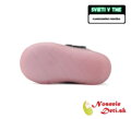 Dievčenské zimné kožené topánky D.D. Step Grey Vtáčiky 082-52314B
