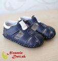 Barefoot chlapecké sandálky Freycoo Baby Larry Modré