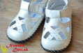 Topánky na prvé kroky barefoot sandálky Freycoo Lesia Biele