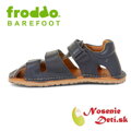Froddo detské barefoot sandále Flexy Avi Dark Blue