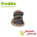 Froddo detské barefoot sandále Flexy Avi Dark Blue