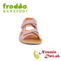 Froddo detské barefoot sandále Flexy Mini Pink