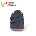 Detské zimné kožené topánky capačky Froddo Prewalkers Furry Dark Blue