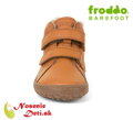 Dětské barefoot zimní kožené boty Froddo Winter Furry Cognac