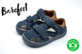 Chlapecké barefoot kožené sandálky s pevnou patou Protetika Rik