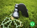 Dievčenské barefoot zimné membránové kožené topánky Protetika Tex Beka Black