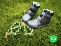 Dievčenské barefoot zimné membránové kožené topánky Protetika Tex Beka Black