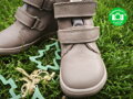 Dievčenské barefoot zimné membránové kožené topánky Protetika Tex Beka Dark Pink