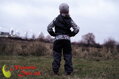 Detské zimné softshellové nohavice otepľovačky Metricon čierna