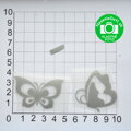 Reflexná nažehľovačka Motýle1- 2 ks
