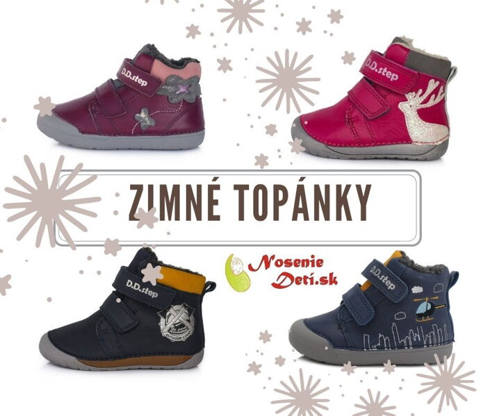 Detské zimné topánky DD Step