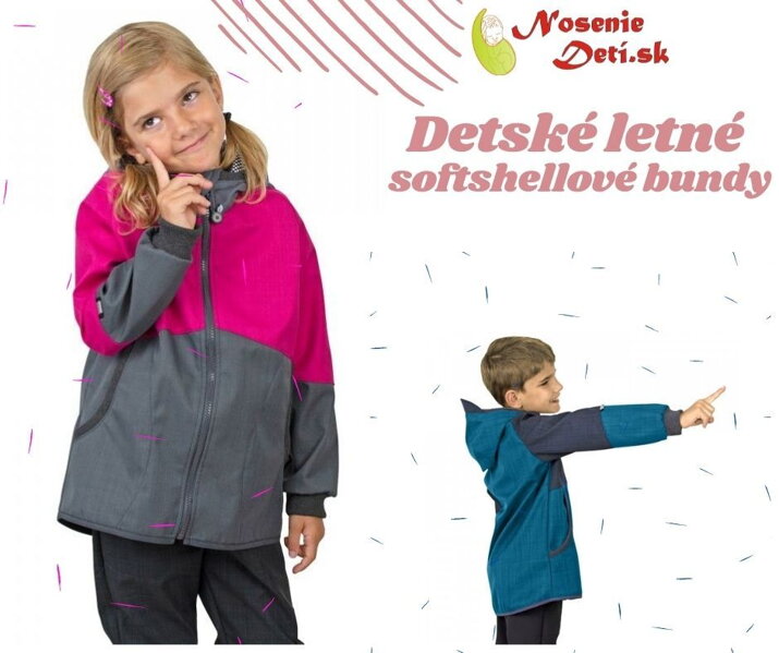 Detské letné "nepremokavé" bundy