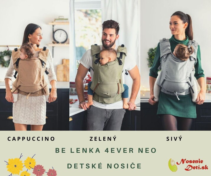 BeLenka 4ever Neo - jednofarebné detské nosiče