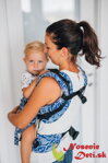 Be Lenka 4ever detský rastúci ergonomický nosič Mandala Kráľovská modrá