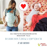 K nosičom Tula krásna a mäkučká deka ZDARMA