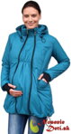 Zimná tehotenská bunda Zora Petrolejová