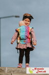 Detský nosič pre bábiky Lennylamb Peacock´s Tail Funfair