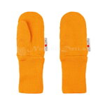 Detské rukavice merino s palcom Manymonths Saffron Yellow