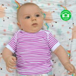 Detské funkčné oblečenie tričko proti poteniu Moira Lilac