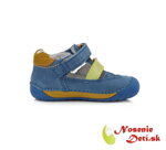 Barefoot chlapčenské letné sandálky DD Step Modré 070-698