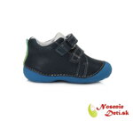 Detské prechodné topánky DD Step Tmavomodré s levom 015-459A