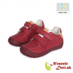 Barefoot obuv pre deti dievčenské topánky  DD Step 023-810 Raspberry