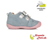 Barefoot alternatíva obuv dievčenské prechodné topánky DD Step Ružovo Šedé Zajačik 015-511