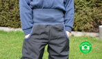 Nepremokavé detské nohavice z letného softshellu