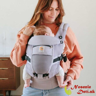 Ergobaby Adapt nosič Cool Air Mesh  Lilac Grey