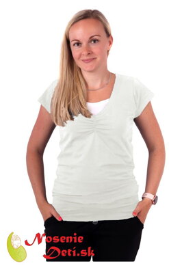 Tričko na dojčenie krátky rukáv Karla Smotanové