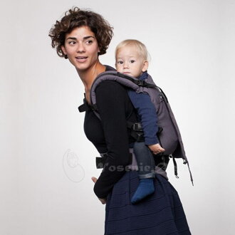 Nosič na nosenie detí Liliputi Graphit sivý